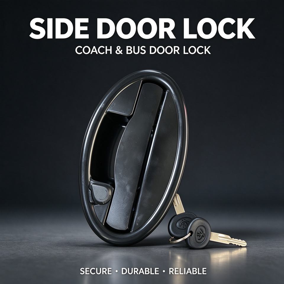 Heavy Duty Bus Side Door Lock Assembly with Keys for Yutong King Long ...