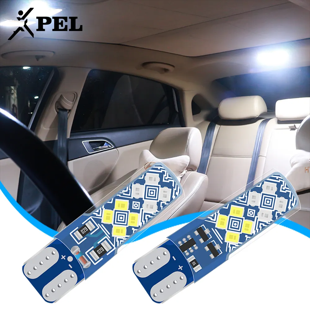 Pel Super Heldere T10-2025-16SMD Canbus Dubbele Kleur W 5W Led Canbus Auto Leeslamp Voertuig Deur Lamp Kentekenplaat