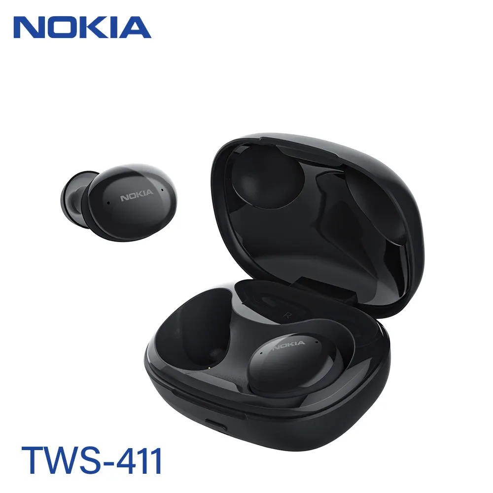 Cool Headphone For Sport Business Wireless Headset For Running With Mic Nokia TWS-411 Bluetooth Headphone In-ear