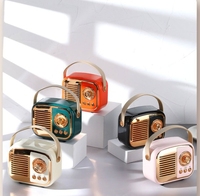 Speaker baru, retro mini portabel kartu audio radio speaker nirkabel