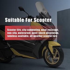 Pneus de <span class=keywords><strong>moto</strong></span> renforcés sans chambre à air de qualité supérieure 3.50-10 pour les trajets urbains et les charges lourdes - Product Image 4