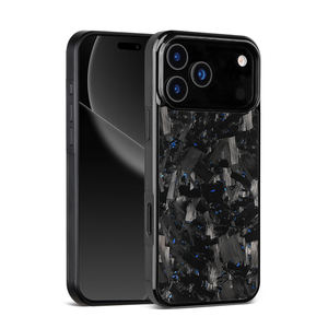 Étui de luxe en fibre de carbone pour <span class=keywords><strong>iPhone</strong></span> 17/16/15 Pro/Max avec protection d'appareil photo, accessoires de blindage mobile, sac OPP - Product Image 3