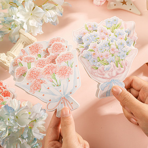 Tarjetas de Felicitación con Diseño Floral <span class=keywords><strong>en</strong></span> 3D, de 3 Capas, con Flores <span class=keywords><strong>en</strong></span> Relieve, para Todas las Ocasiones - Product Image 6