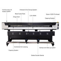 Machine d'impression numérique extérieure éco solvant de bannière flexible de bâche de 3.2 m 3.2 m