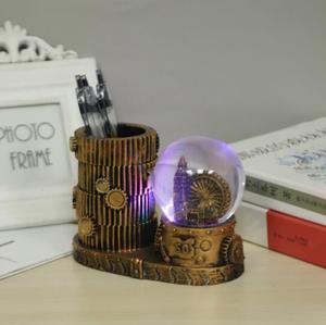 Vintage <span class=keywords><strong>Eiffel</strong></span> tháp London THÁP CẦU mô hình pha lê bóng bút chủ nhựa thủ công giáng sinh Halloween lễ hội Quà Tặng nghệ thuật - Product Image 5