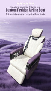 Siège de <span class=keywords><strong>van</strong></span> électrique inclinable de luxe, confort supérieur, <span class=keywords><strong>VIP</strong></span>, en cuir, pour Toyota Alphard, MPV/RV/Sprinter/Hiace/Vito/Vclass, modification de <span class=keywords><strong>van</strong></span> - Product Image 6