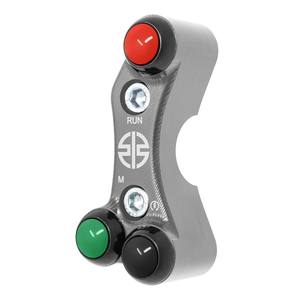 Interruptor de manillar derecho para Kawasaki Ninja H2/R (orificios alineados) (titanio) - Product Image 4