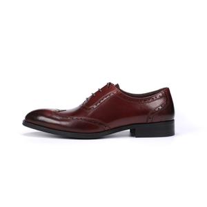 Chaussures pour hommes en cuir véritable italien haut de gamme, fabriquées à la main, formelles et décontractées, à lacets, imprimées au laser, pour mariage. - Product Image 1