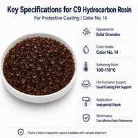 Résine hydrocarburee YAHUA C9 (résine pétrolière) pour applications industrielles de peinture et de revêtement, pureté 99 %, granulés solides