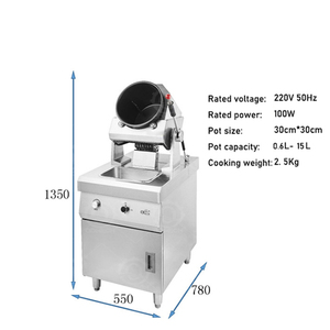 Freidora Eléctrica Inteligente Comercial QDMECH, Máquina <span class=keywords><strong>de</strong></span> <span class=keywords><strong>Cocina</strong></span> Multifuncional Automática para <span class=keywords><strong>Cocina</strong></span> <span class=keywords><strong>de</strong></span> Restaurante - Product Image 5
