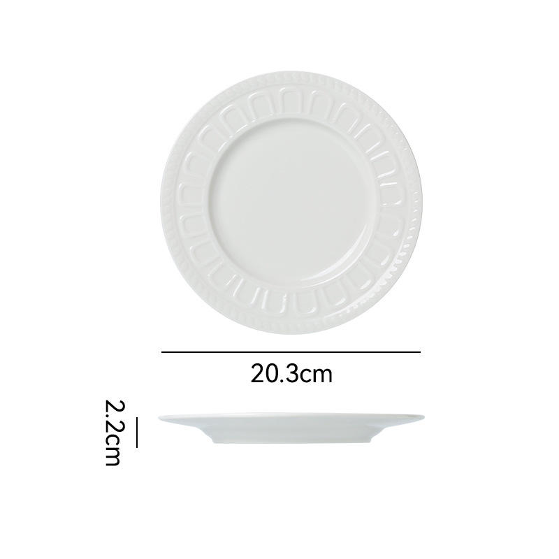 Plaque gaufrée 8 pouces