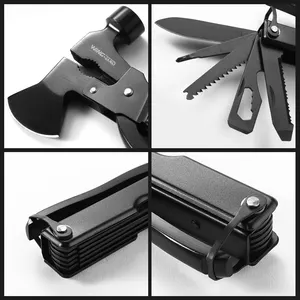 15in1 Multi ferramenta Machado Martelo Alicador Multitool Knife Blade Chave De Fenda para Caminhadas Camping Ao Ar Livre