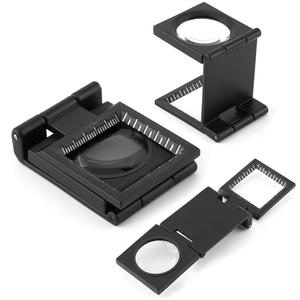 Gelsonlab HSPO-080 10X28mm Mini tres <span class=keywords><strong>10X</strong></span> lupa de aleación de Zinc de lupa de vidrio con escala óptica - Product Image 2