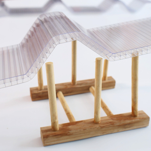 Modern Industrial Polycarbonate Clear Corrugated Roofing Panels Wavy Sunlight Transparent <strong>Plastic</strong> Ceiling for Hotel <strong>Roofs</strong> - Product Image 4