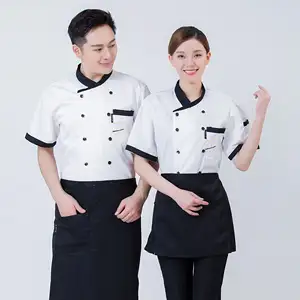 Unique design professional Manufacturer Chef Jackets Lightweight Hotel Restaurant Bar Cotton chef jacket