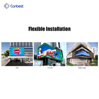 Écran publicitaire LED extérieur Canbest P10, 8000 nits, IP66, étanche, affichage numérique P6 P8, panneau d'affichage LED, économie d'énergie