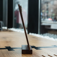 Panneau de menu en bois et support de tentes de table support de signe de mariage de restaurant avec panneau de pince pour couvertures de menu et outils