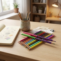 Bview Art – crayon de couleur Double face pour colorier 7 pouces