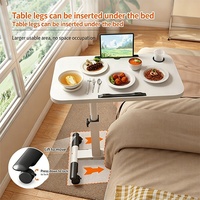 Table de lit pliable réglable pour ordinateur portable