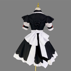 Maid Outfit Chocolate Vanilla Cosplay Costume Plus Size Anime Role Playing Dress Polyester Fiber - Product Image 4
