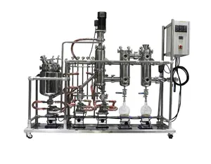 Equipamento de destilação molecular de aço inoxidável, óleo de cânhamo