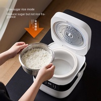 Cuisinière à riz électrique 110V, grande capacité 3L, contrôle numérique de la minuterie, boîtier en plastique. Fonctionnalités multifonctionnelles Fabriqué aux États-Unis Japon.
