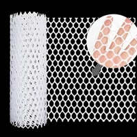 Grillage de sol plat en plastique blanc ou vert pour cages à poulets/volailles, idéal pour l'élevage de poulets