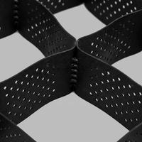 Matériaux de construction, tapis de gravier, stabilisateur, géocellule, grille de sol, HDPE, léger, certifié CE, garantie de 2 ans, conception de modèle 3D pour routes