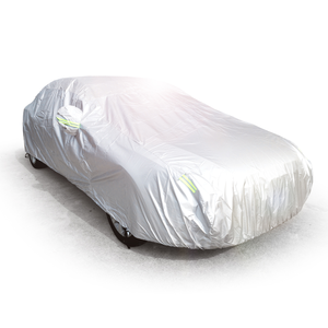 Fundas Universales para SUV con Franja Reflectante Plateada y Logotipo Personalizado, Protección Solar, Contra el Polvo y Rayos UV, Fundas Completas para Automóviles - Product Image 2