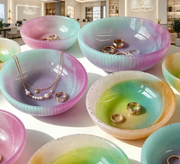 Moule en silicone JMH Feuille d'érable écologique 2 designs pour bol de rangement, bricolage, aromathérapie, résine, plâtre, ciment, bougie, pot de fleurs, époxy