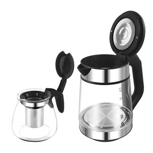 Groothandel Huishoudapparaat 1,8l 0,8l Elektrische Glazen Ketel Met Theefilter - Product Image 5