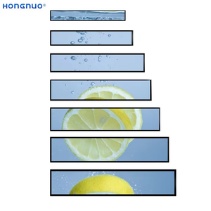 HONGNUO Lecteur publicitaire LCD étiré de 28 pouces avec support d'affichage horizontal, garantie 1 an, compatible AVI MP4 MPEG MP3 WMA JPG BMP PNG <span class=keywords><strong>GIF</strong></span> - Product Image 4