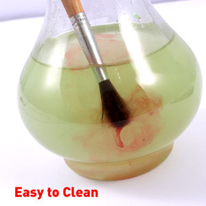 Ensemble de pinceaux Foska à poils de crin de cheval à forte absorption, pointe ronde, avec 4 tailles différentes, pinceau de détail - Product Image 5