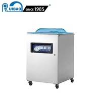 Machine d'emballage sous vide en acier inoxydable Dz 400, scelleuse sous vide commerciale à chambre unique pour aliments, viande, poisson, légumes
