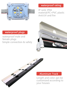 Rgbw 48V sứa điểm điểm ánh sáng 2904 LED PC cảnh quan ngoài trời không thấm nước vĩnh viễn kỳ nghỉ giáng sinh đèn - Product Image 3