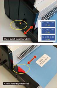 Máquina de encuadernación de libros, alambre de perforación eléctrico de CY-MT8703, máquina de encuadernación de libros en espiral con pin, 3:1 - Product Image 2