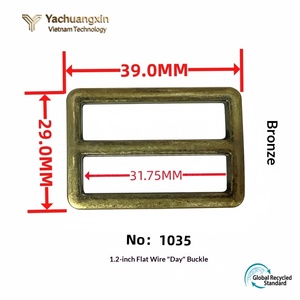 Venta Directa de Fábrica: Anillo en D de Aleación de Zinc de 38mm con Ajustador Deslizante de Correa - Accesorios para Bolsos - Product Image 6