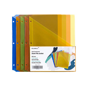 Poly Slash Giacca di File per 3 Ring Binder 3 Fole Binder Organizzatore per studenti e colleghi - Product Image 2