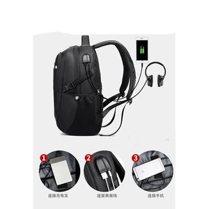 Sac à dos pour ordinateur portable en gros personnalisé, sacs pour ordinateur portable imperméables pour les affaires, fournisseur de sacs à dos pour l'école, les voyages, les femmes, les hommes, les sacs à dos décontractés et sportifs - Product Image 3