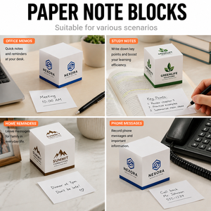 Factory Direct Customizable Paper Noteblocks, Full-Color Four-Side Printed Sticky Notes, Multiple Sizes & Colors for Promotion - Product Image 3