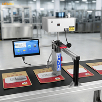 Imprimante jet d'encre semi-automatique à base d'huile DEMIN P70 Pro, vitesse élevée de 100 m/min, résolution 360 dpi, design compact de 30 cm pour l'industrie