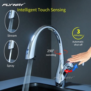 Antique Brushed Single Stainless Steel Green Deck Mounted Hot Style in Scalable Pull-out Steel Sensor Faucet Out Kitchen Faucet - Product Image 3