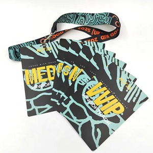 Impresión Personalizada Vip Laminado ID Nombre Insignias Cordones para Eventos Vip Backstage Passes - Product Image 4