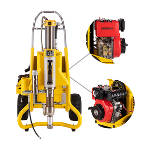 PT-A8L Powered 14HP Airless -large Flow <b>Spraying</b> Machine for Putty Powder Paste - Product Image 1