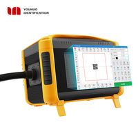 Marcador láser de fibra portátil de mano pequeño, 20W, 30W, 50W, máquina de marcado de grabado de imagen de código QR de Metal