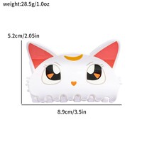AITONG Anime Sailor Moon Luna Pinzas para el pelo de gato, bonitas pinzas acrílicas de tiburón, accesorios para el cabello