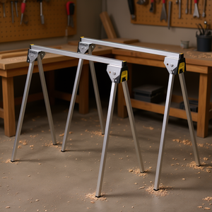 Soportes de Trabajo Ajustables Stanley de Metal, 48 Pulgadas de Largo - Product Image 3