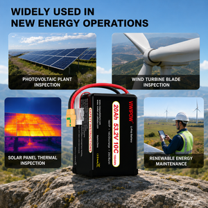 Batterie de drone haute tension 20Ah 53.2V 10C ultra haute capacité pour grands drones RC, directement de l'usine - Product Image 2