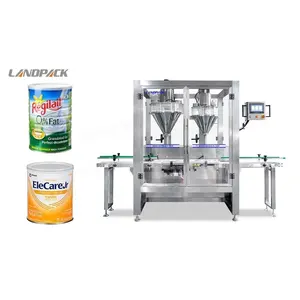 Máquina de enchimento de latas de alta velocidade para garrafas de leite, soro de leite e proteína de ervas, toner de gelatina