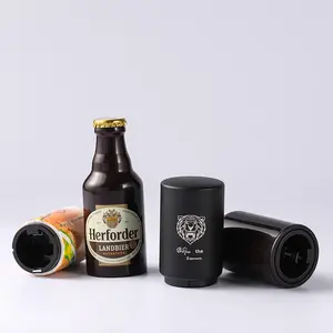 Creative High-end Automatic Bottle Opener Plastic Press To Open Beer Bottle Cap Opener